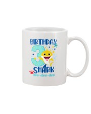 3 Blue Birthday Shark Mug thumbnail