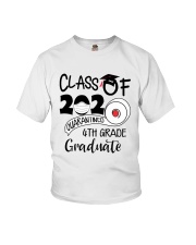 4th grade Quarantined Graduate Youth T-Shirt front