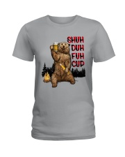 Shuh Duh Fuh Bear Drink Ladies T-Shirt thumbnail