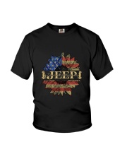 Jeep Sunflower July Fourth Youth T-Shirt thumbnail