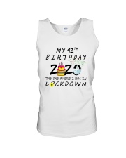 12th Birthday cake Unisex Tank thumbnail