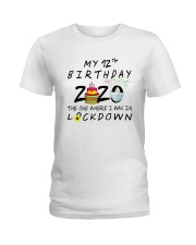 12th Birthday cake Ladies T-Shirt thumbnail