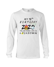 12th Birthday cake Long Sleeve Tee thumbnail