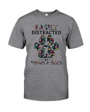 Tennis Easily distracted Classic T-Shirt thumbnail
