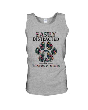 Tennis Easily distracted Unisex Tank thumbnail