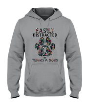 Tennis Easily distracted Hooded Sweatshirt thumbnail