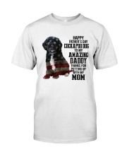 Cockapoo Dog American amazing dad Classic T-Shirt front