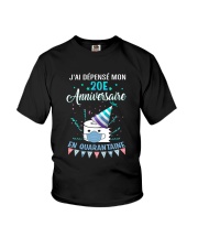 20 French Spent Birthday Youth T-Shirt thumbnail