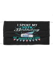 30th Spent birthday Cloth face mask thumbnail