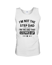 dad stepped up Unisex Tank thumbnail