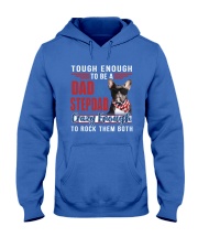 Boston Terrier Dad rock them both Hooded Sweatshirt thumbnail
