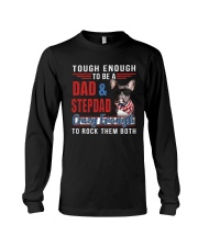 Boston Terrier Dad rock them both Long Sleeve Tee thumbnail