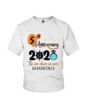 5th Anniversary quarantined Youth T-Shirt thumbnail