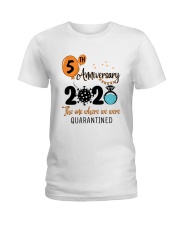 5th Anniversary quarantined Ladies T-Shirt thumbnail
