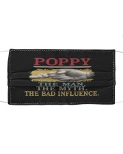 Poppy Man Myth Influence Cloth face mask thumbnail