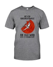 Old Man Rock climbing Classic T-Shirt tile
