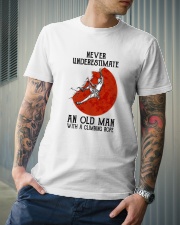 Old Man Rock climbing Classic T-Shirt lifestyle-mens-crewneck-front-6