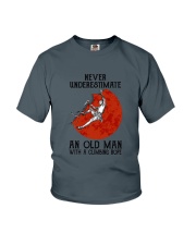 Old Man Rock climbing Youth T-Shirt thumbnail