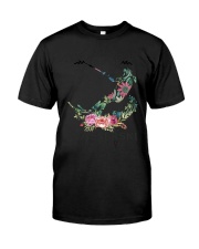 TEST Badminton Simple Woman French Classic T-Shirt front