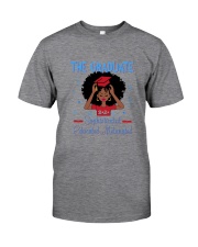 The graduate melanated red Classic T-Shirt tile