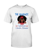The graduate melanated red Classic T-Shirt front