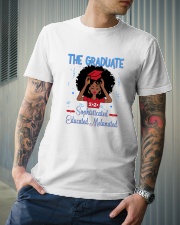 The graduate melanated red Classic T-Shirt lifestyle-mens-crewneck-front-6