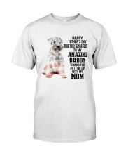 Miniature Schnauzer American amazing dad Classic T-Shirt front