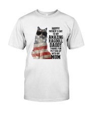 Ragdoll American amazing dad Classic T-Shirt front