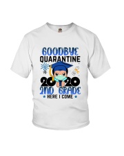 White Boy 2nd grade Goodbye quarantine Youth T-Shirt front