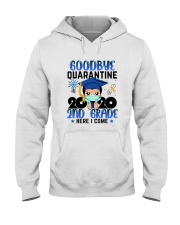 White Boy 2nd grade Goodbye quarantine Hooded Sweatshirt thumbnail