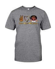 Peace Love Melanin Classic T-Shirt tile