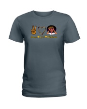 Peace Love Melanin Ladies T-Shirt thumbnail