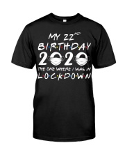 22nd Lockdown Classic T-Shirt front
