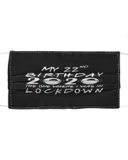 22nd Lockdown Cloth face mask thumbnail
