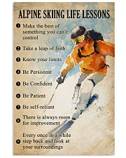 Alpine skiing life lessons 11x17 Poster front