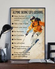 Alpine skiing life lessons 11x17 Poster lifestyle-poster-2
