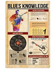 Blues knowledge 11x17 Poster front