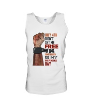 Juneteenth Is My Independence Day Unisex Tank thumbnail