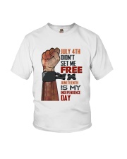 Juneteenth Is My Independence Day Youth T-Shirt thumbnail