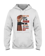 Juneteenth Is My Independence Day Hooded Sweatshirt thumbnail