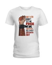 Juneteenth Is My Independence Day Ladies T-Shirt thumbnail
