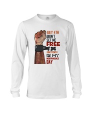 Juneteenth Is My Independence Day Long Sleeve Tee thumbnail