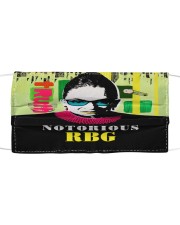 RBG notorious truth Cloth face mask front