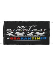 3rd Birthday 2020 color Cloth face mask thumbnail