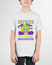 Blonde girl 7th grade Nothing Stop Youth T-Shirt garment-youth-tshirt-front-01
