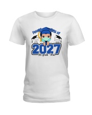 White Boy 5th grade Future grad Ladies T-Shirt thumbnail
