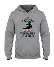 Snowboarding November Woman Love Hooded Sweatshirt thumbnail