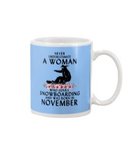 Snowboarding November Woman Love Mug thumbnail