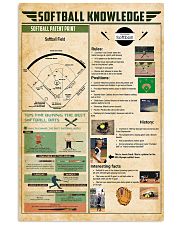 Softball knowledge 11x17 Poster front