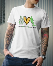 Peace Love Water Skiing Classic T-Shirt lifestyle-mens-crewneck-front-6